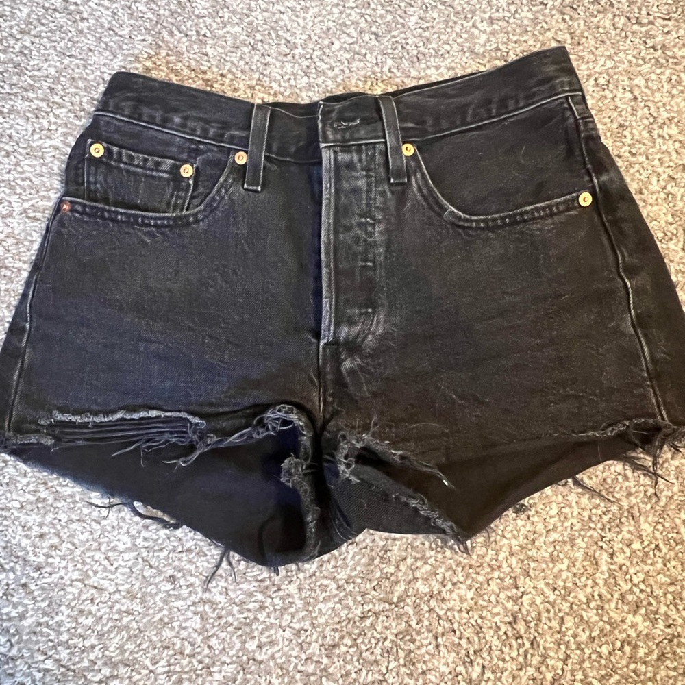Black Levi shorts